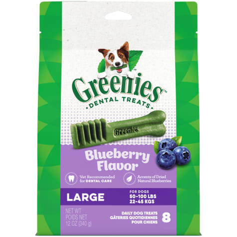 Greenies Blueberry Flavor Large Dog Dental Chews
