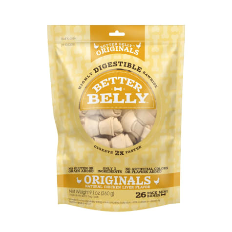 Better Belly Chicken Rawhide Mini Dog Chews