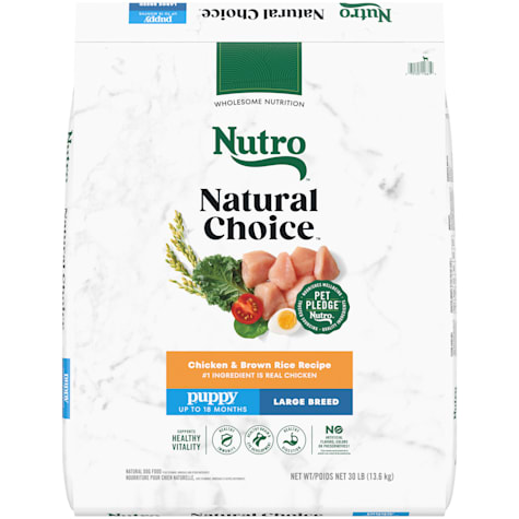 Nutro Natural Choice Chicken and Brown Rice Recipe Large Breed Puppy Dry Dog Food