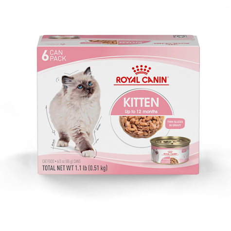 Royal Canin Feline Health Nutrition Kitten Thin Slices in Gravy Canned Cat Food