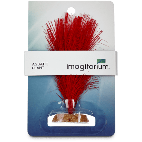 Imagitarium Feather Silk Plant Aquatic Decor