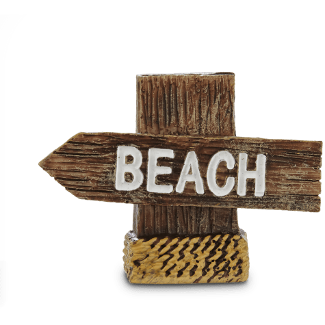 Imagitarium Resin Beach Sign Aquatic Decor