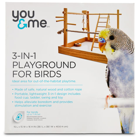 You Me 3 In 1 Playground For Birds 15 L X 15 W X 16 H Petco