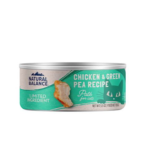 Natural Balance Limited Ingredient Adult Grain-Free Wet Canned Cat Food Chicken & Green Pea Recipe