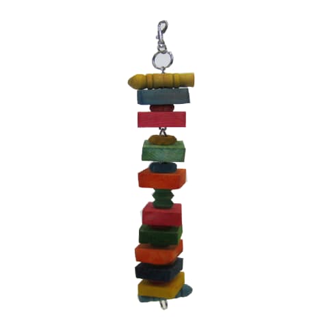 YML Square Wooden Bird Toy
