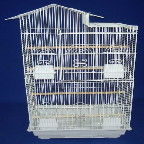 YML Tall Villa White Top Bird Cage
