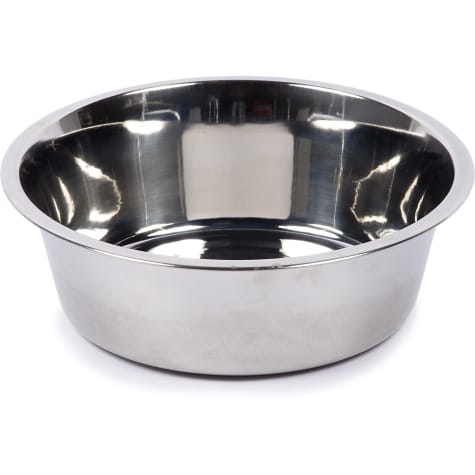 large metal dog bowls