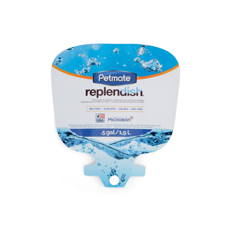 Petmate Gray Replendish Pet Waterer