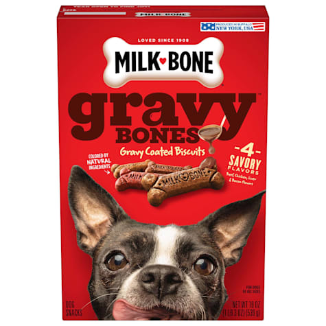 Milk-Bone GravyBones Dog Biscuits, Small Dog Treats