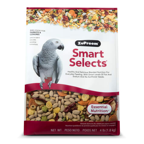ZuPreem Smart Selects Blend Parrots and Conures, 4lbs.
