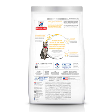 science diet cat food urinary hairball