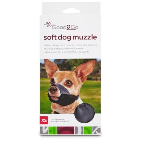 soft dog muzzle