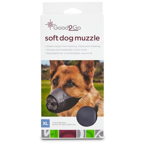 soft dog muzzle