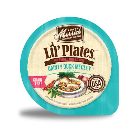 Merrick Lil' Plates Grain Free Dainty Duck Medley Recipe Small Breed Wet Dog Food