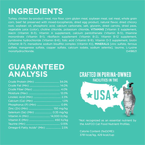 Purina One Natural Sensitive Skin Stomach Formula Dry Cat Food 16 Lbs Petco