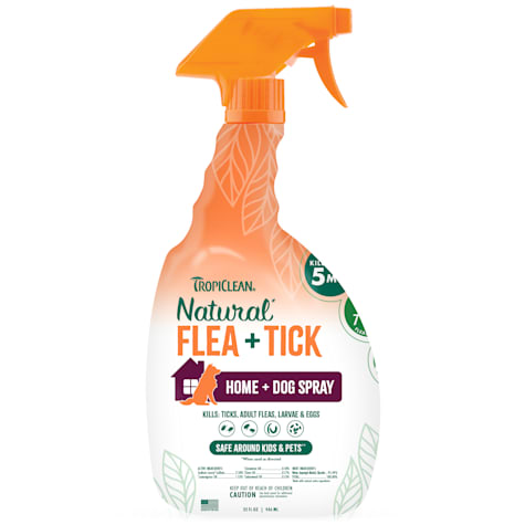 Tropiclean Natural  Flea  Tick Home Spray 32 fl oz Petco