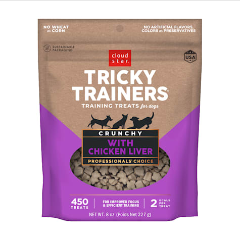 Cloud Star Tricky Trainers Liver Crunchy Dog Treats