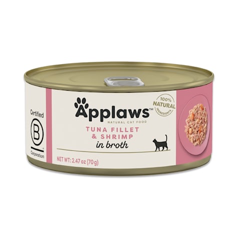 Applaws Natural Tuna with Shrimp in Broth Wet Cat Food