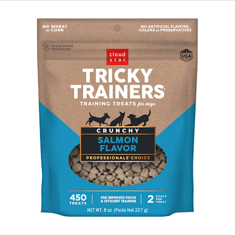 Cloud Star Tricky Trainers Salmon Crunchy Dog Treats