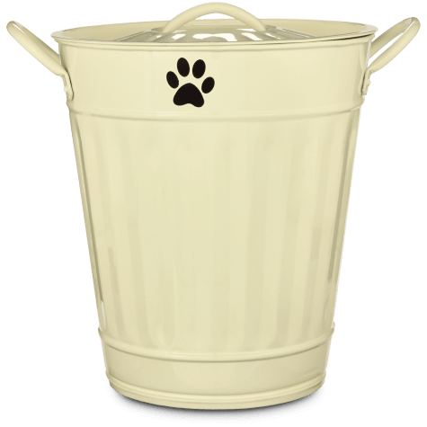 Petco Paw Prints Pet Food Storage Container Ceramic Jar Petco