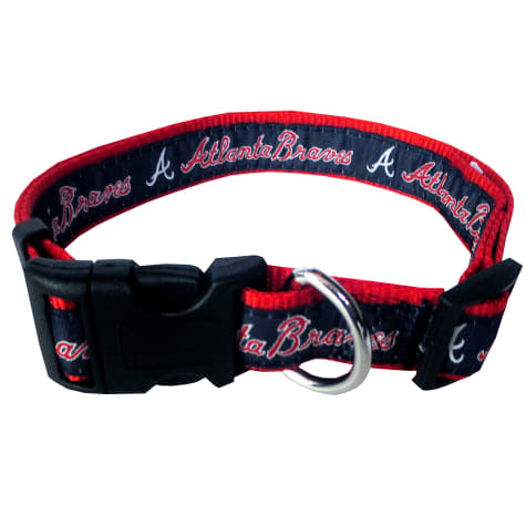 Pets First Atlanta Braves MLB Dog Collar