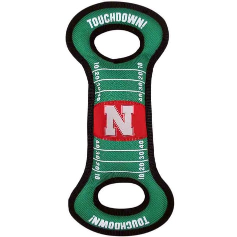 Pets First Nebraska Cornhuskers NCAA Field Tug Dog Toy