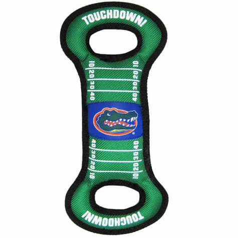 Pets First Florida Gators NCAA Field Tug Dog Toy