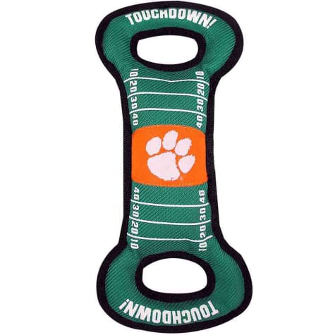 Pets First Clemson Tigers NCAA Field Tug Dog Toy