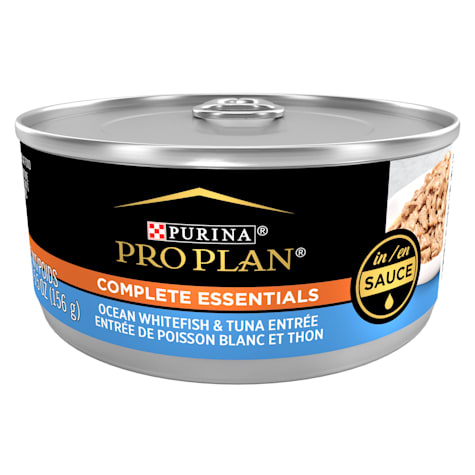 Purina Pro Plan Complete Essentials High Protein Ocean Whitefish & Tuna Entree in Sauce Wet Cat Food