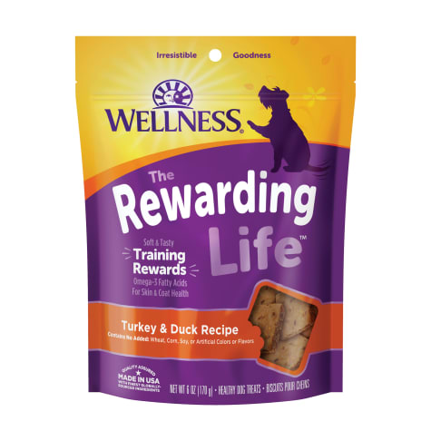 Wellness Complete Health Rewarding Life Turkey & Duck Soft & Chewy Dog Treats