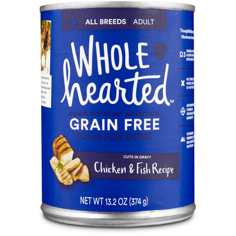 WholeHearted Grain Free Adult Chicken and Fish Recipe Wet Dog Food