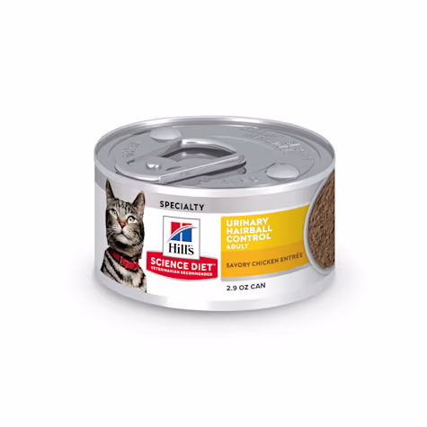 Hill's Science Diet Adult Urinary & Hairball Control Savory Chicken Entree Canned Wet Cat Food