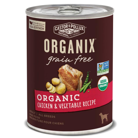 Castor & Pollux Organix Grain Free Organic Chicken & Vegetable Recipe Wet Dog Food