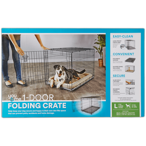 you & me dog crate