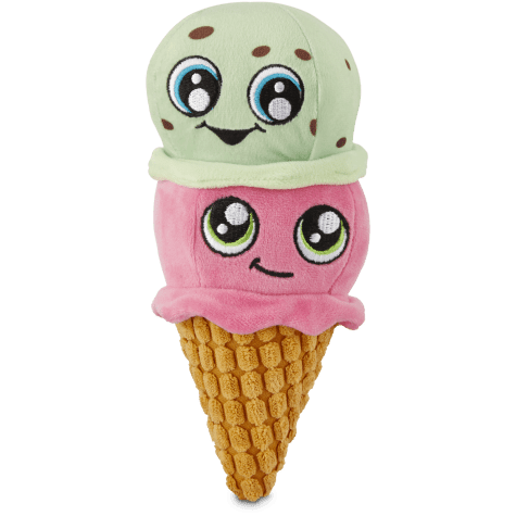 plush ice cream cone dog toy