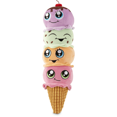 plush ice cream cone dog toy