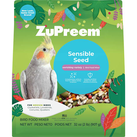ZuPreem Sensible Seed Bird Food for Medium Birds, 2 lbs.