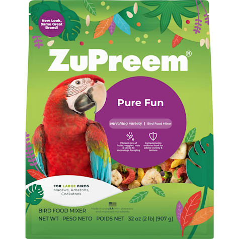 ZuPreem Pure Fun Bird Food for Large Birds, 2 lbs.