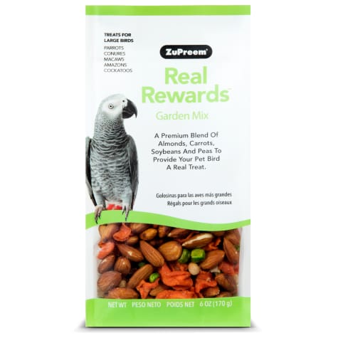 ZuPreem Real Rewards Garden Mix Treats for Large Birds