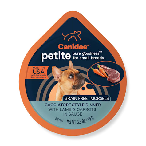 Canidae PURE Grain Free Petite Small Breed Cacciatore Style Dinner with Lamb and Carrots Wet Dog Food
