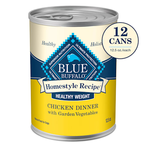 Blue Buffalo Blue Homestyle Recipe Chicken Dinner With Garden Vegetables Healthy Weight Adult Wet Dog Food