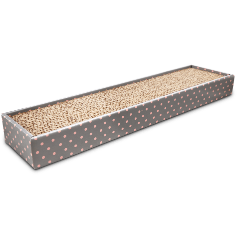 You Me Refillable Cardboard Singlewide Cat Scratcher With Catnip
