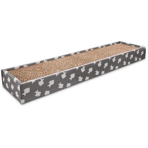 You Me Refillable Cardboard Singlewide Cat Scratcher With Catnip