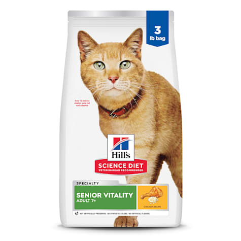Hill's Science Diet Adult 7+ Senior Vitality Chicken & Rice Recipe Dry Cat Food