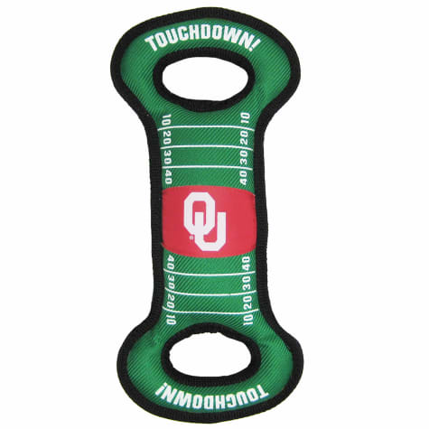 Pets First Oklahoma Sooners Field Tug Dog Toy