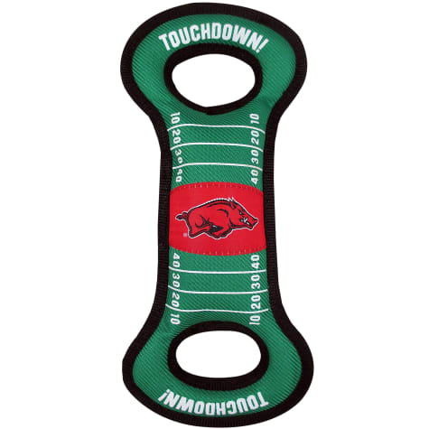 Pets First Arkansas Razorbacks Field Tug Dog Toy