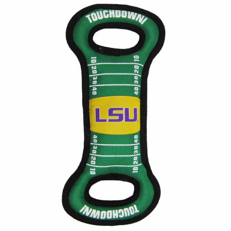 Pets First LSU Tigers Field Tug Dog Toy