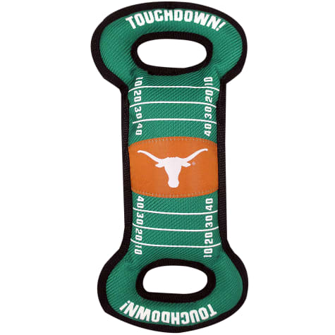 Pets First Texas Longhorns Field Tug Dog Toy