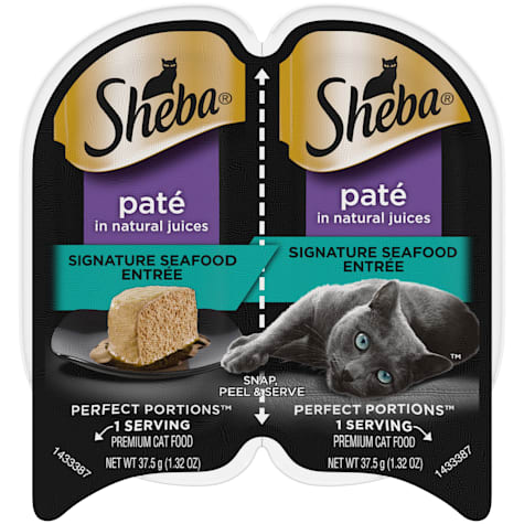 Sheba Perfect Portions Seafood Entree Wet Cat Food Pate