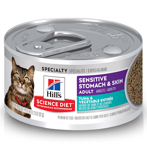 diet cat food for sensitive stomach and skin